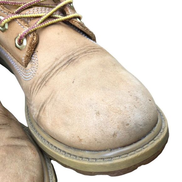 VINTAGE Premium 6 Inch Genuine Leather Timberlands Size 5 - Picture 16 of 16